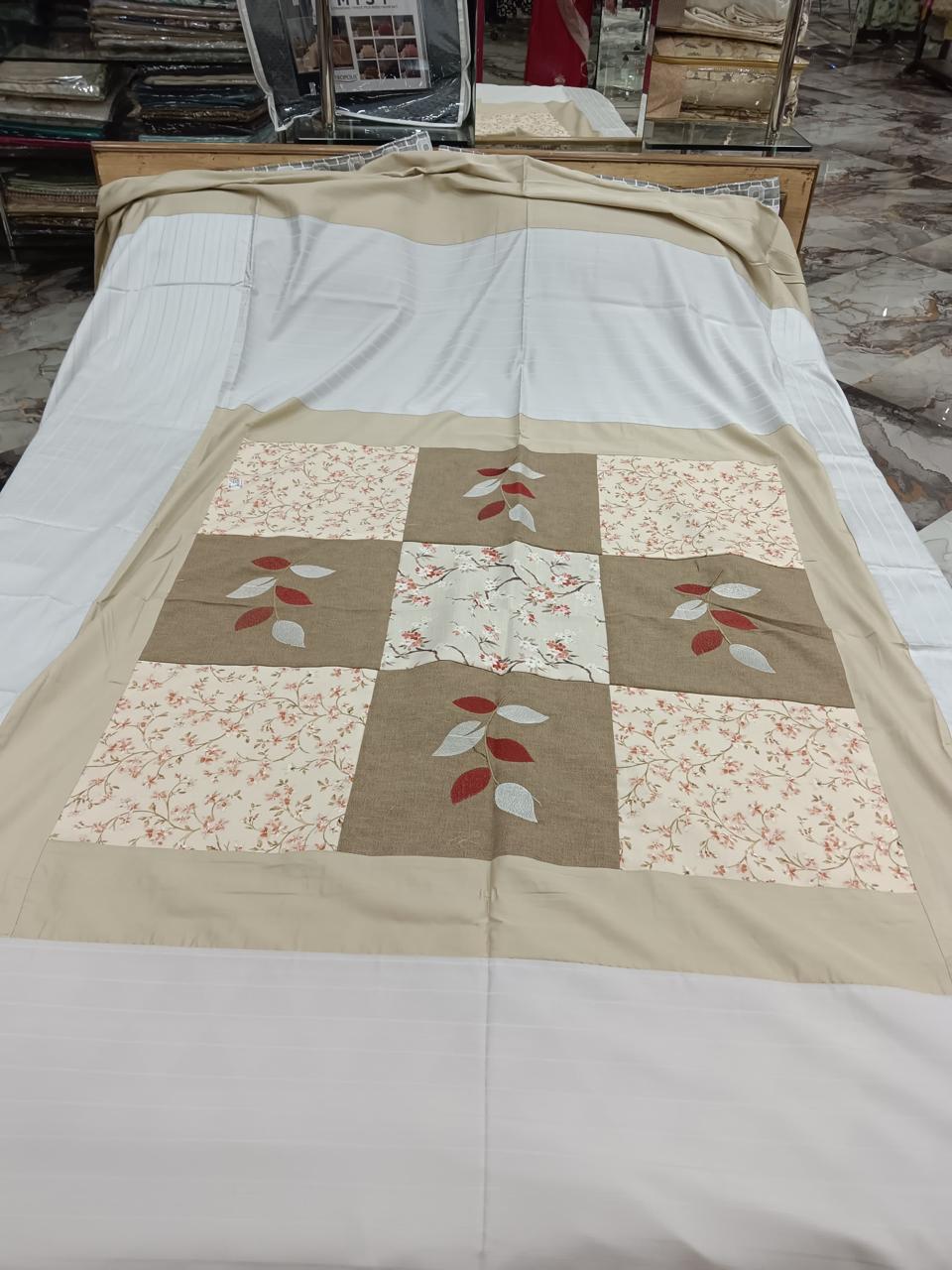Double Bedsheet Embroidered MHB