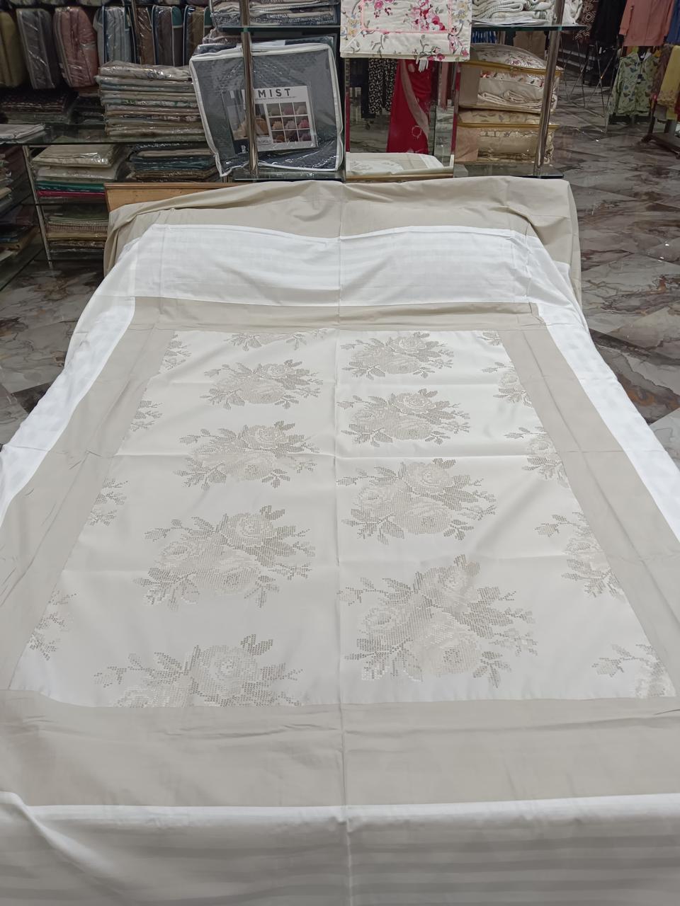 Double Bedsheet Embroidered MHB