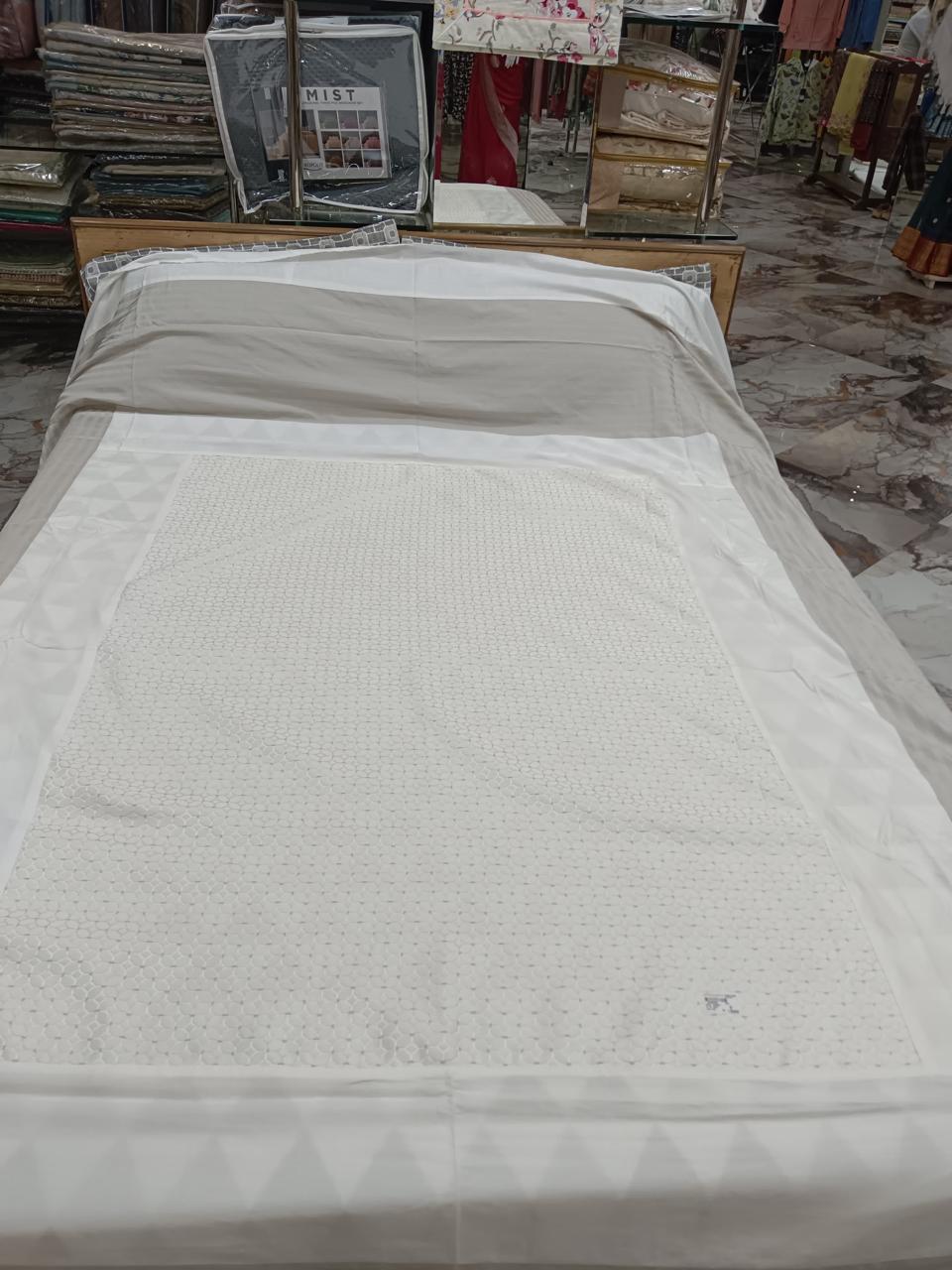 Double Bedsheet Embroidered MHB