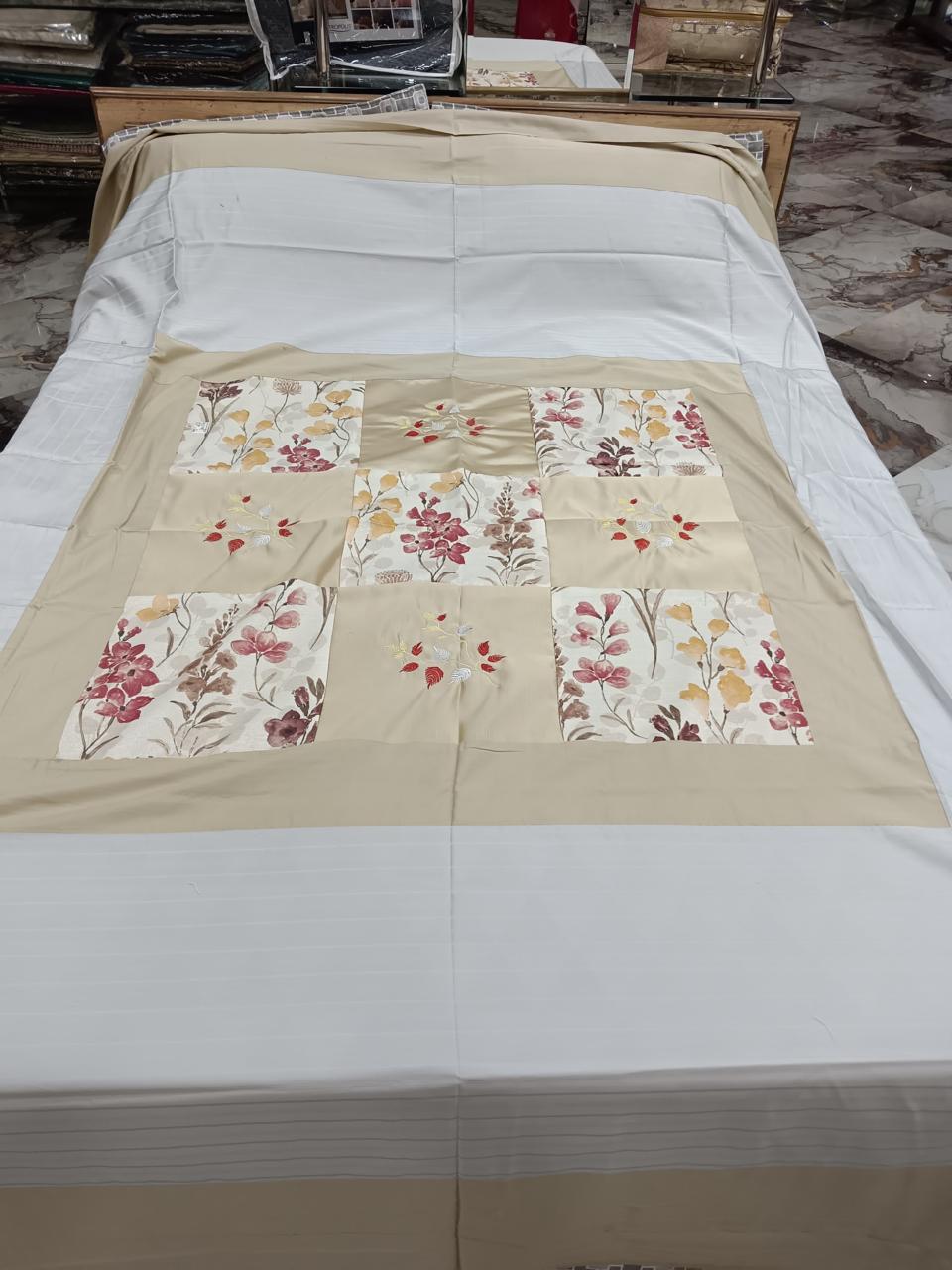 Double Bedsheet Embroidered MHB