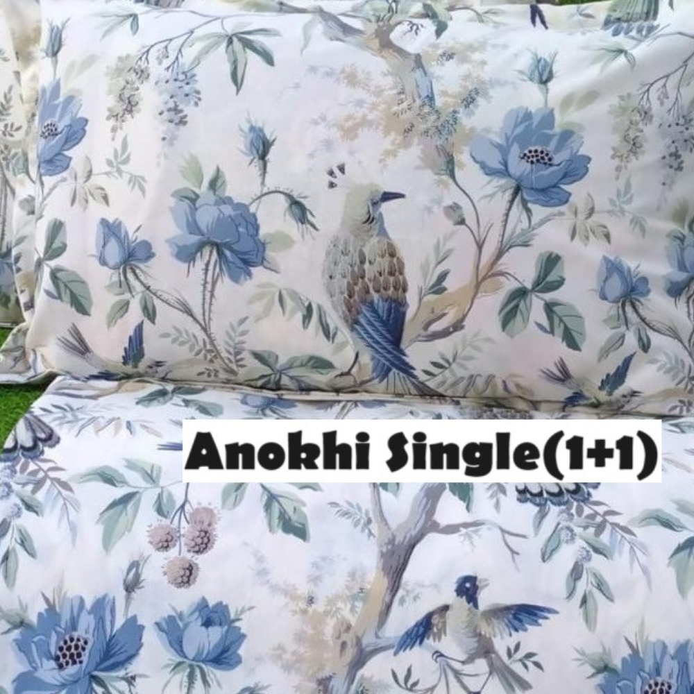 SINGLE BEDHSEET ANOKHI
