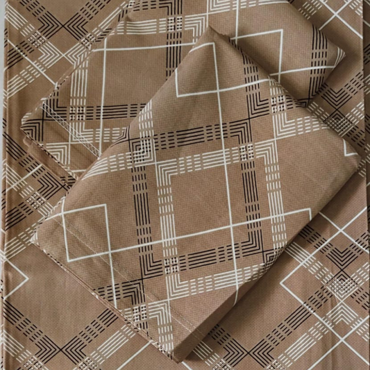 NON-FLORAL DARK BROWN